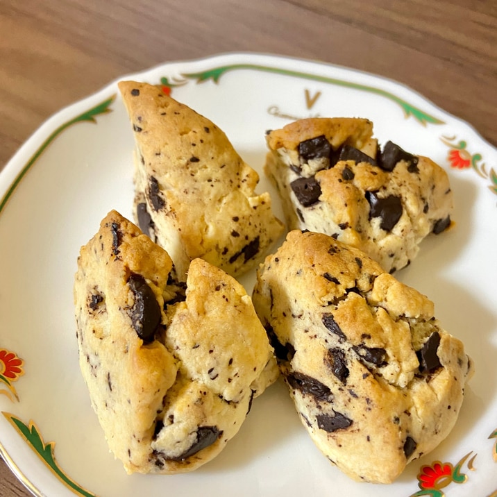 簡単 チョコチップスコーン 卵 バターなし レシピ 作り方 By ともみ10 楽天レシピ 簡単 チョコチップスコーン 卵 バターなし レシピ 作り方 By ともみ10 楽天レシピ